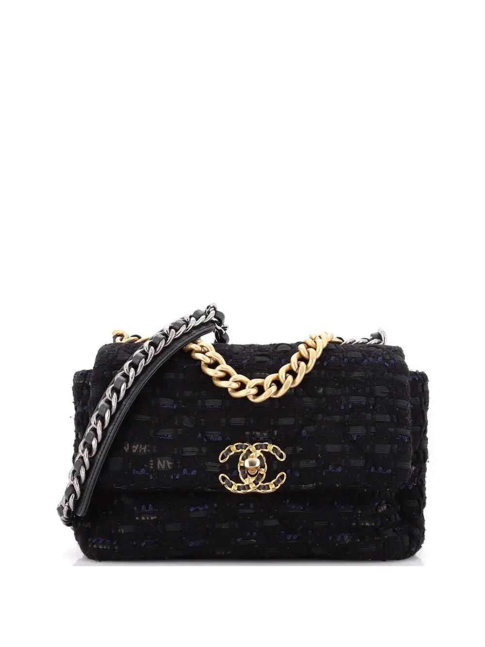 Chanel 19 Flap Bag Quilted Tweed And #277211C47B